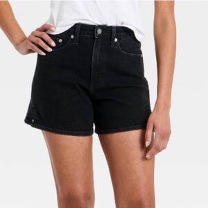 Universal Thread Black High-Rise Denim Shorts